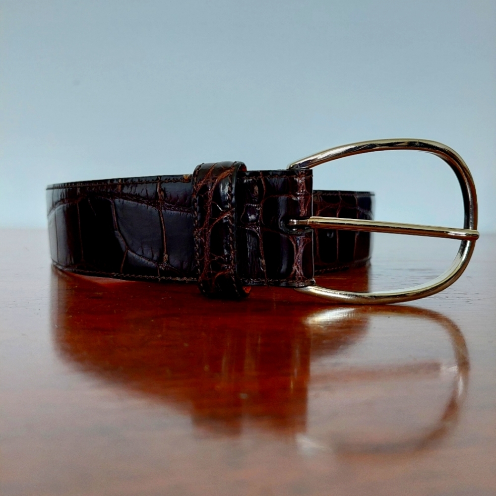 Ralph Lauren Alligator Belt 29in